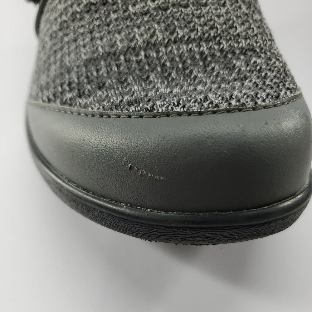 TRAQ‎ by Alegria Qwik Smokey Waves Womens Gray Shoes Size 8 EU 39
